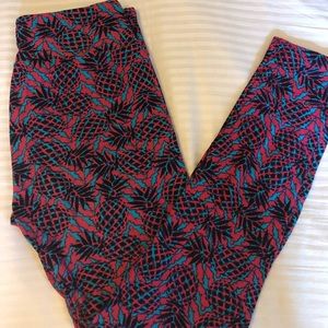 Pineapple LuLaRoe OS Leggings